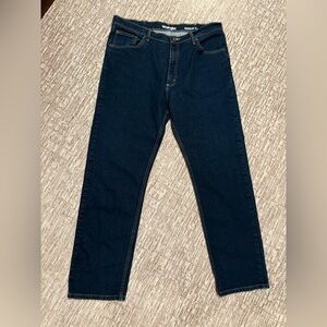 Wrangler Dark Blue Straight Men's Jeans